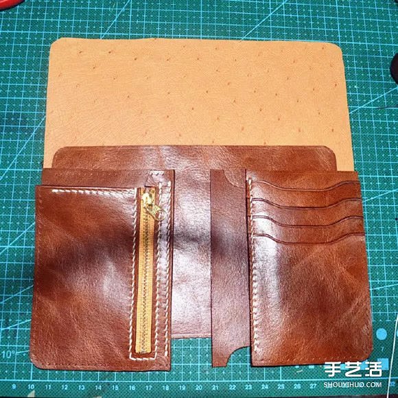 皮质钱包DIY制作图解 手工真皮钱包制作...