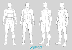 午后的斜阳采集到人体结构骨骼、肌肉线稿