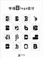 500个B字母的创意logo设计 - 小红书