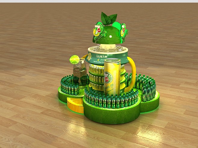 7UP Floor display : ...