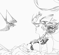 光陨采集到速写
