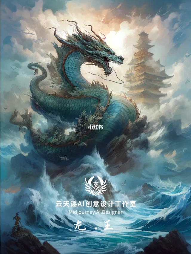 中国神话人物系列-龙王-花瓣网