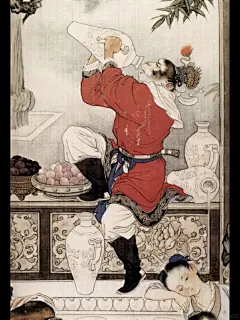 中国第一男神图，出自当代最伟大的画家
中国第一人气的男神是谁？
毫无疑问是孙悟空这只猴子。
上世纪50年代当代画圣刘继卣以无比精湛的功夫画出组画《闹天宫》8幅，花了半年多时间。
每一片云彩盔甲都用淡墨一遍遍晕染，染个十多次，然后上色。
这些图早已广为流传，市面上此类正版盗版画册很多。
但我认为印刷较好且尺幅够大的版本少，现从刘继卣画集中找到若干，有局部细节呈现，可供欣赏。
最后一幅是原稿实拍，可以看出原稿是画在绢上的，质感非常棒，据说原稿藏在国家博物馆。