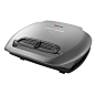 George Foreman 5-Serving Classic Plate Electric Indoor Grill and Panini Press, Platinum, GR2081HM