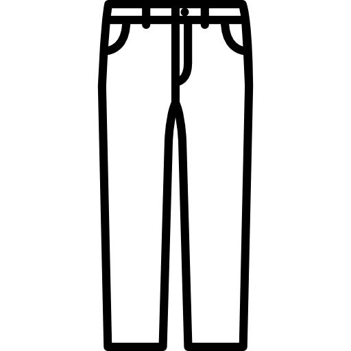 斜纹棉布裤图标