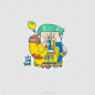 跟小元画着玩超话 让我康康！这奇怪的配色 ​​​​