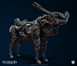 Horizon Zero Dawn - Behemoth, Lennart Franken : I was responsable for the highres model and detailing of the platings and destructable parts. 
Nazz Abdoel was responsable for the highres model, detailing and mechanical engineering of the inner body.

http