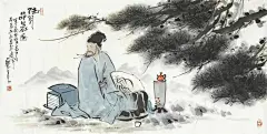 画家笔下的陆羽品茶图