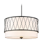 Dalton Matte Black Pendant by Z-Lite