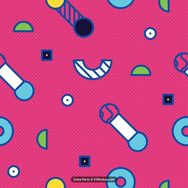 孟菲斯系列jpg平铺图案 海报背景