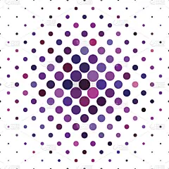 紫色点图案背景-向量图形从圆圈