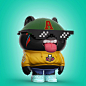 animals Character design  Digital Art  Drawing  nft nftart pandas solana
