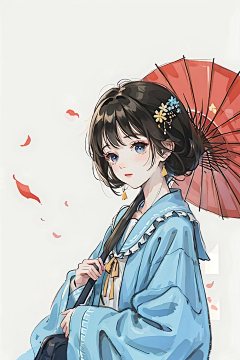 油条先森丷采集到插画-人物类