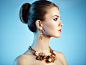 Portrait of beautiful sensual woman with elegant hairstyle by Oleg Gekman on 500px