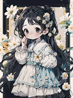 可商底图：q版古风汉服可爱女孩古言小说封面_2_焦糖今天日万了嘛_来自小红书网页版