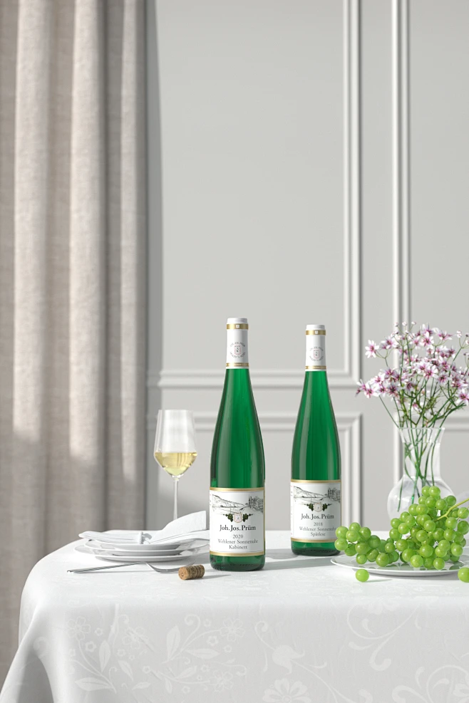日晷园珍藏薏丝琳半甜白葡萄酒750ml2020场景图1-花瓣网