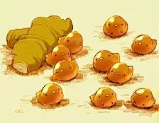 日本插画师チャイ插画作品，大多数画都是将食物和萌萌哒小鸡仔融合，萌萌哒！