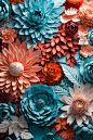 3D立体花纸雕工艺