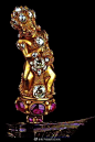 奢华珠宝 | 工艺
华丽的柄
tag：宫廷珍玩，古董，黄金，艺术，珠宝设计，素材   来源：pinterest
#全民晒宝季# #好物99# @微博收藏 ​​​​