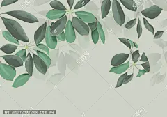 现代轻奢手绘北欧图案壁纸手机壳