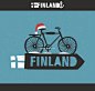 创造性芬兰的标签。