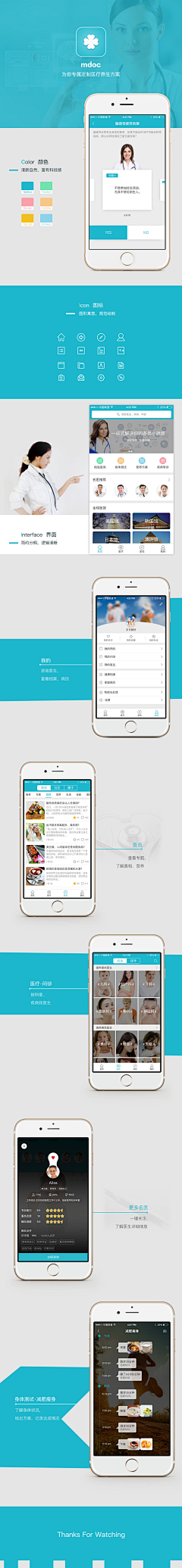 sarahwang7采集到医疗app