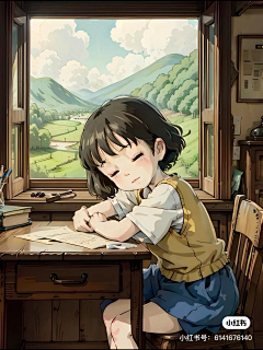 せんよ采集到喜欢的插画风格（AI作画）