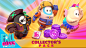 Steam 上的 Fall Guys: Collectors Pack : 这个补充包可以让你用各种各样花里胡哨的套装打扮你的糖豆人，还能以优惠价格获得10000荣耀值，赢在起跑线！