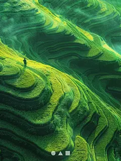 田埂上的远眺，壁纸插画装饰画，Midjourney_6_圆角方_来自小红书网页版
