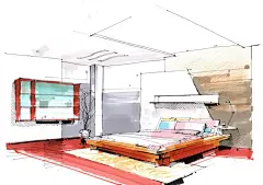 室内设计手绘效果图