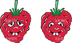 草莓  - 源文件下载【酷图网】草莓,图形,矢量,草莓表情,表情包