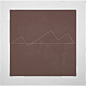 #31 – Minimal Mountains – And with these lines we finish Geometry Daily’s first month! – A new minimal geometric composition each day