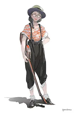 Pomodorosa 音乐和漫画 音乐 漫画 清新 涂鸦 手绘 少女漫画 宫崎骏 女生 可爱 卡通 二次元 