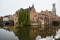 Bruges canal reflections 2 by wildplaces