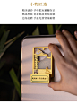 杜甫草堂冰箱贴金属磁贴立体流沙创意摆件精致礼盒博物馆文创礼品-tmall.com天猫