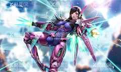 机甲美女  - 源文件下载【酷图网】美眉,小姐姐,美女,美臀,模特,少女,漫画,动漫,CG美女,游戏美女,