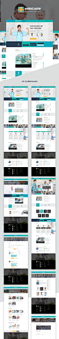 Medical and Health Responsive WordPress Theme : Medicare is a WordPress theme created for medical websites with a clean, responsive layout. The theme includes a slider and wide range of elements and features created for medical-related sites, such as medi