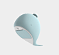Little Whale : 这是一款儿童修甲器的概念，设计灵感来自喷水的小鲸鱼。