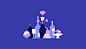 summer Fashion  Retro characters people plants perfume smell Food  holidays