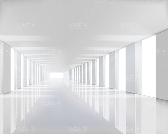 精美展厅室内设计矢量素材 - 素材中国1...
