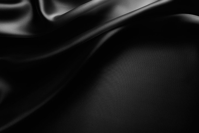 高档黑色丝绸背景高清图片