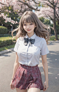 学生制服美少女_11