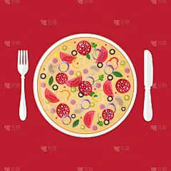 比萨饼,概念,披萨店,盘子,奶酪,意大利辣香肠,红色,菜单,食品,午餐