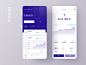 Bitcoin Exchange wallet bitcoin btc blue clean ui app finance