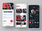 Valorant App Design-2调色板代理新闻档案武器注册签到应用程序figma应用程序图标2020 ui设计ux游戏应用程序防暴游戏防暴勇士