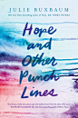 康妮·加伯特（Connie Gabbert）的《 Hope and Other Punchlines》封面设计（Delacorte Press / 2019）