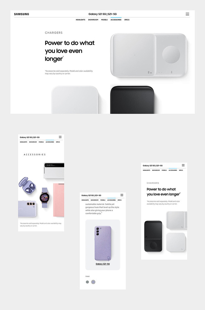 三星Galaxy S21 5G网页设计-...