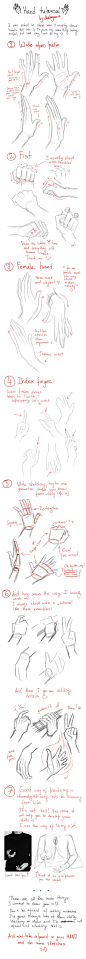 Hands tutorial by Makoyana.deviantart.com on @deviantART: 