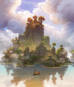 万化求好空气搭波橙司命采集到仓鼠来的原画（场景-奇幻·外古·童话）