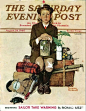 诺曼 罗克韦尔（英文名：Norman rockwell）出生于1894年于1978年去世，他是20世纪美国知名的作家，画家还是插画家。